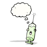 cartoon medical needle N12