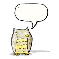 Cartoon Owl N77