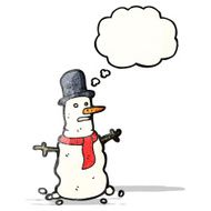 Cartoon Snowman N62