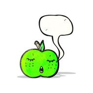 cute cartoon apple (raster version) N3