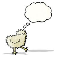 cartoon chick (raster version)