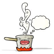 cartoon hot kitchen pan N3
