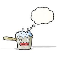 cartoon hot kitchen pan N4