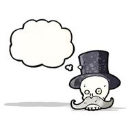 funny cartoon skull N12