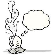 funny cartoon skull N13