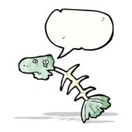 old fish bones cartoon N2