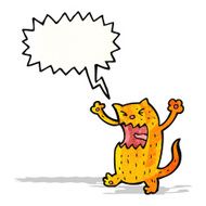 angry cartoon cat N7