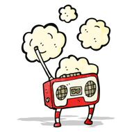 cartoon retro radio N3