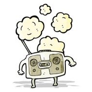 cartoon retro radio N5