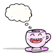 cartoon tea cup N17