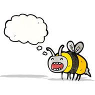 funny cartoon bee