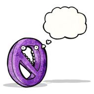 Cartoon Number Zero N6