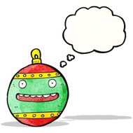 christmas bauble cartoon character N10