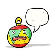 christmas bauble cartoon character N13