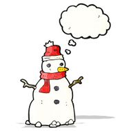 Cartoon Snowman N63