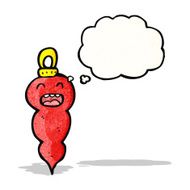 christmas bauble cartoon character N16