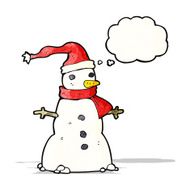 Cartoon Snowman N65