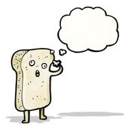 sliced bread cartoon character N13