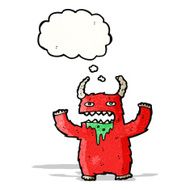 hairy monster cartoon N5