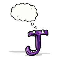 cartoon letter j N4