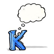 cartoon letter k N5