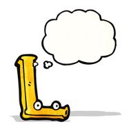 cartoon letter l N5