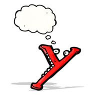 cartoon letter y N4