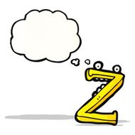 cartoon letter z N5