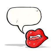 sexy cartoon lips N9