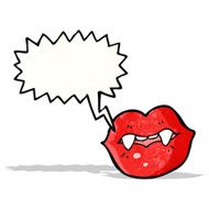 sexy vampire cartoon lips N2