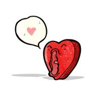 funny cartoon love heart N2