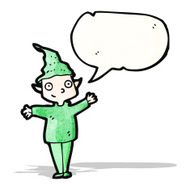 Cartoon Christmas Elf N77