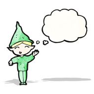 Cartoon Christmas Elf N78