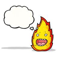 Fire Cartoon Character N4