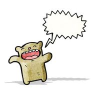 cartoon teddy bear N72