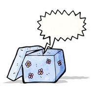 cartoon empty gift box N2