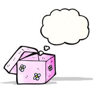 cartoon empty gift box N3