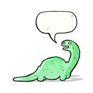 cartoon friendly dinosaur N8