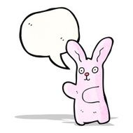 funny pink rabbit cartoon N4