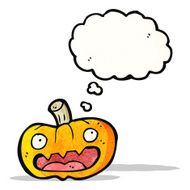 spooky halloween pumpkin cartoon N2