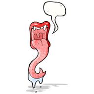 monster vampire mouth cartoon