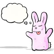 Funny cartoon rabbit N21