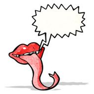 Cartoon Mouth Sticking Out Tongue N9