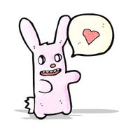 spooky rabbit halloween cartoon