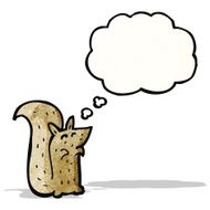 little squirrel cartoon