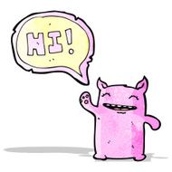 friendly monster cartoon N7