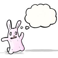 spooky dancing rabbit halloween cartoon