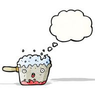 bubbling kitchen pan cartoon N3
