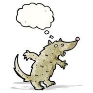 surprised wolf cartoon