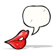sexy lips cartoon N6